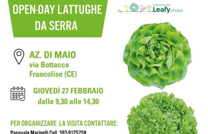 Invito open-day lattughe Francolise